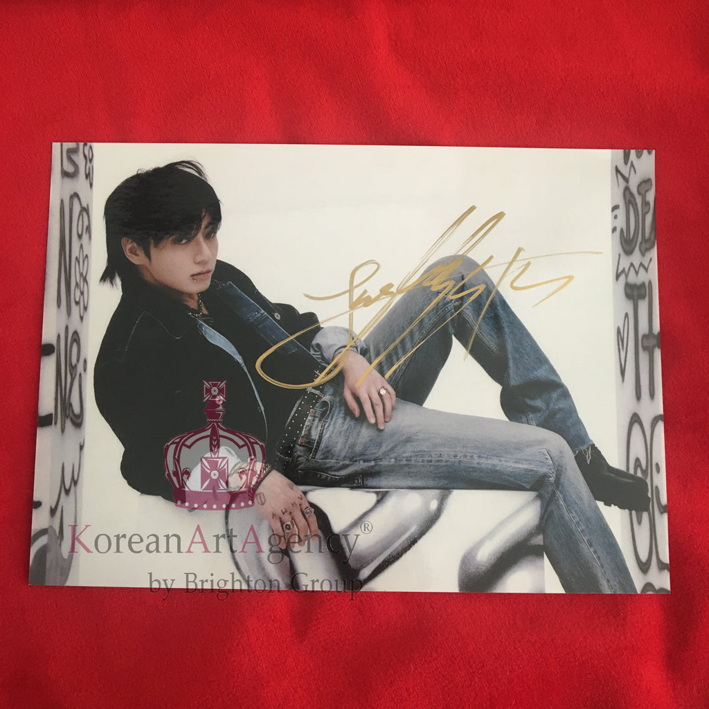 BTS Jungkook Golden 7inches Autograph – Autograph