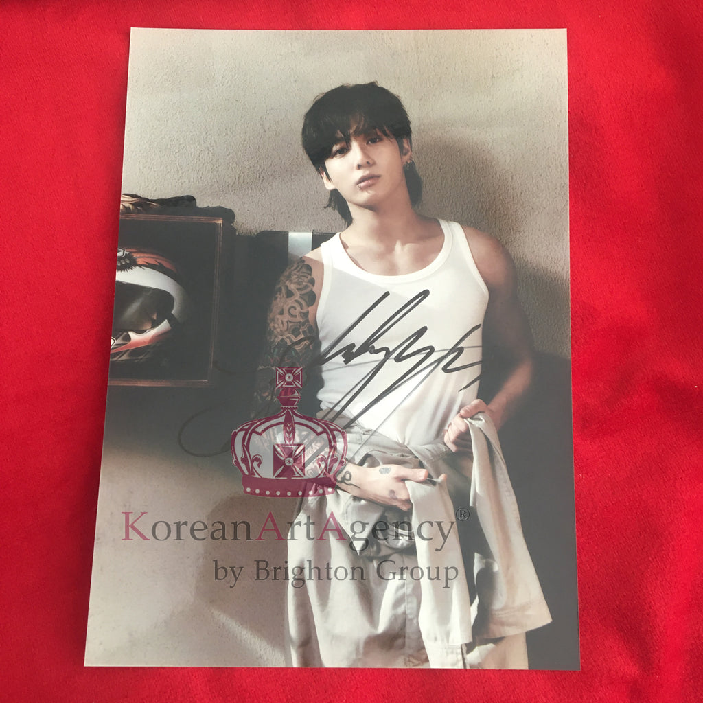BTS Jungkook Golden 7inches Autograph – Autograph