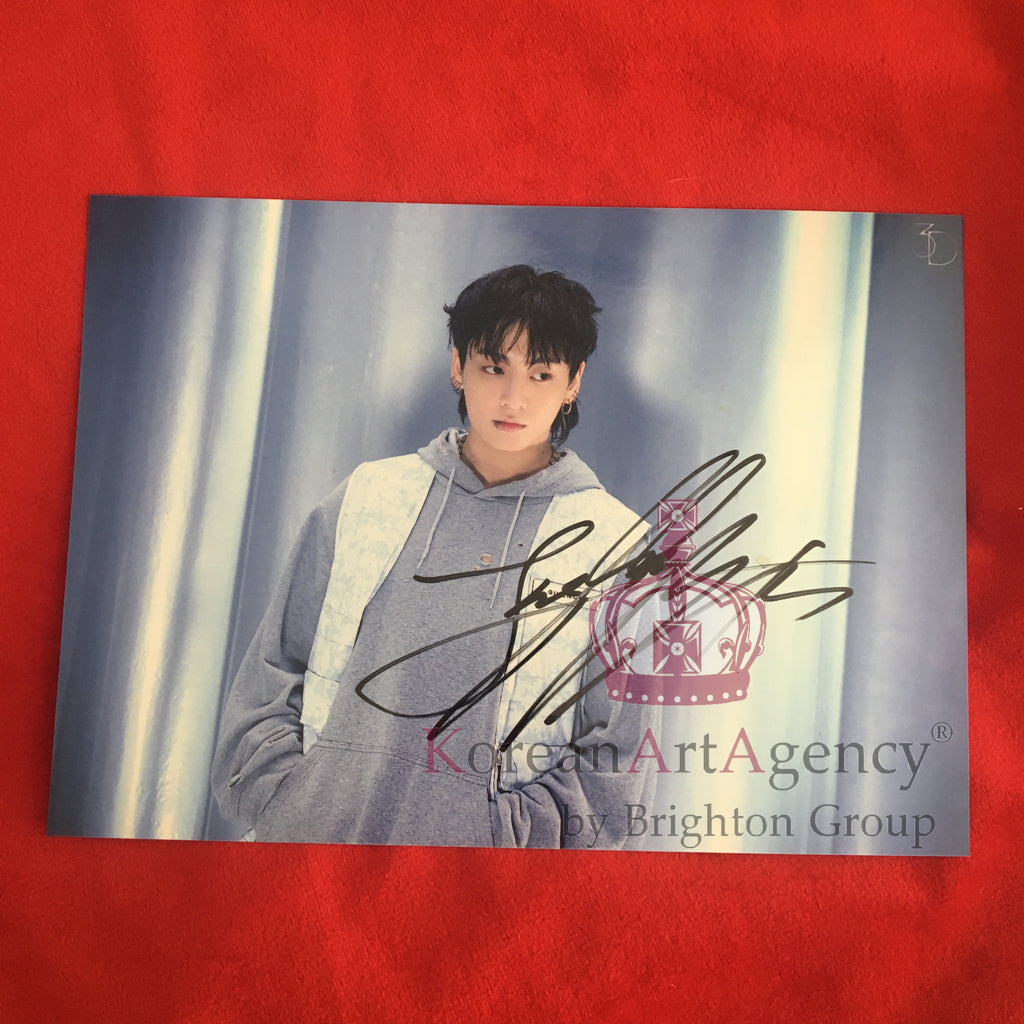 BTS Jungkook Golden 7inches Autograph – Autograph