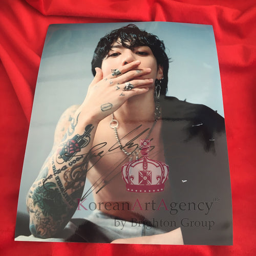 BTS Jungkook 10inches Autograph – Autograph