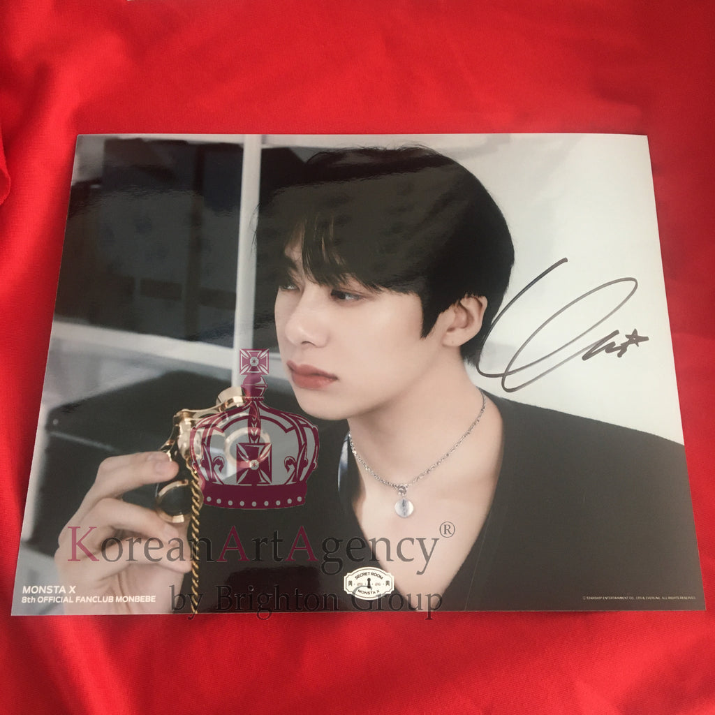 Monsta X Hyungwon 10inches Autograph – Autographs