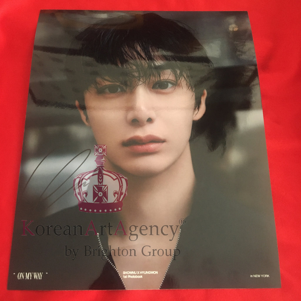 Monsta X Hyungwon 10inches Autograph – Autographs