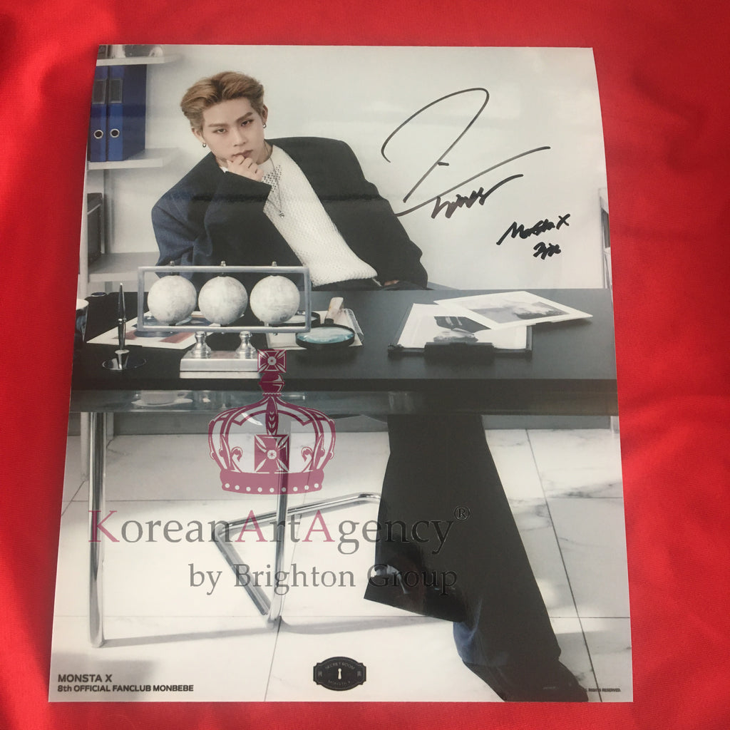 Monsta X Joohoney 10inches Autograph – Autographs