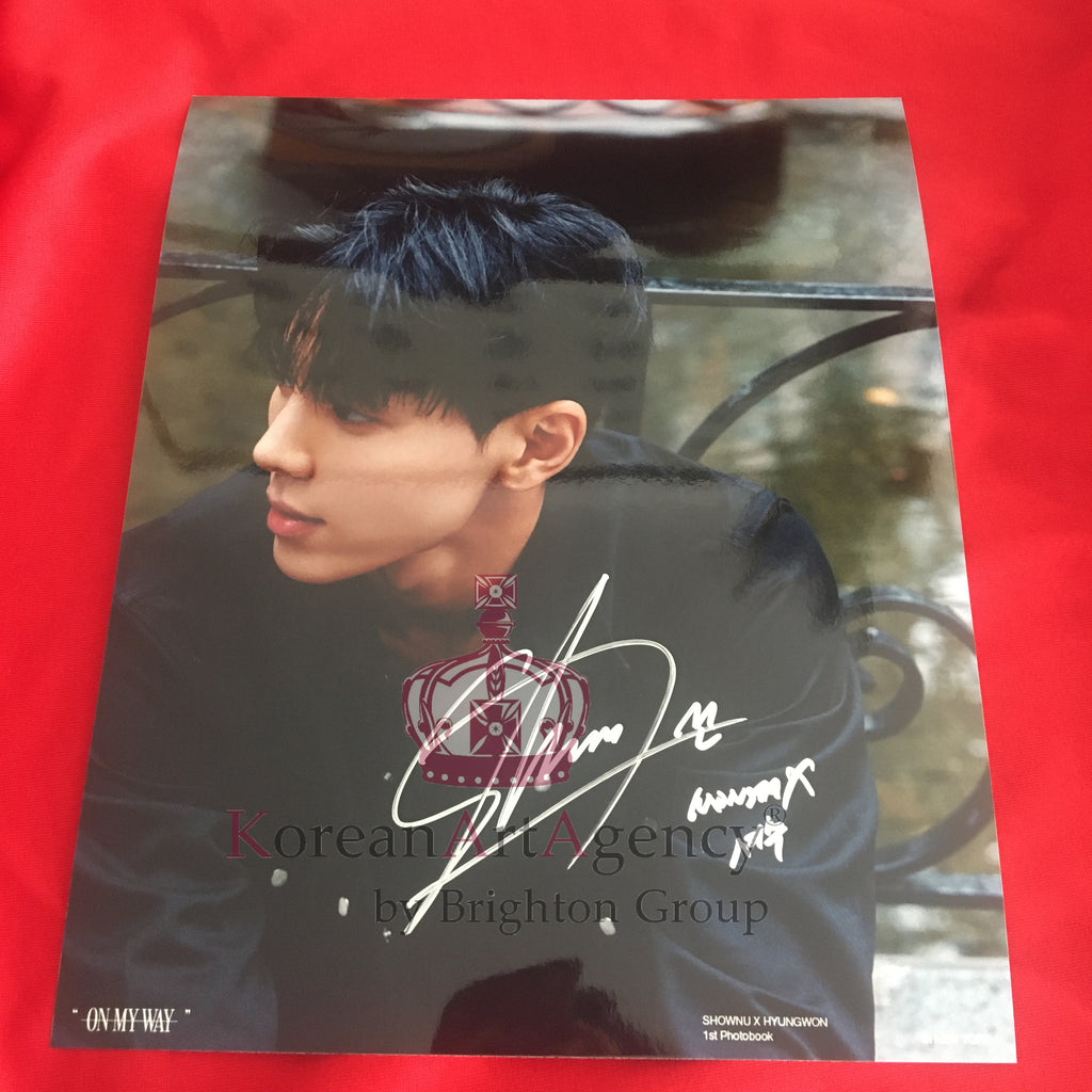 Monsta X Shownu 10inches Autograph – Autographs