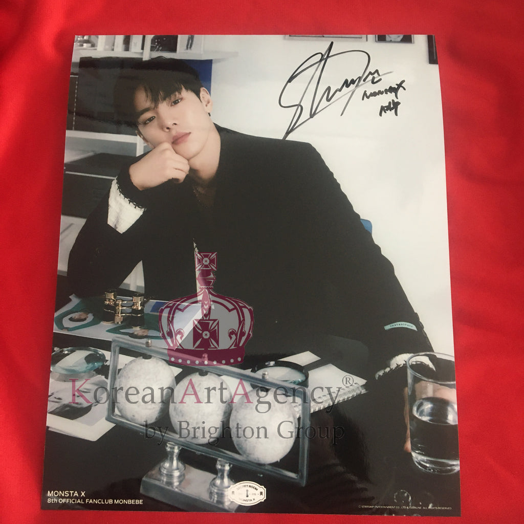 Monsta X Shownu 10inches Autograph – Autographs