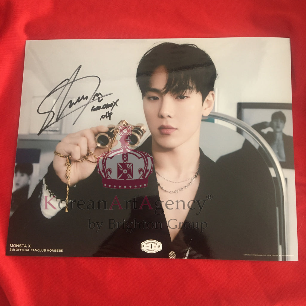 Monsta X Shownu 10inches Autograph – Autographs