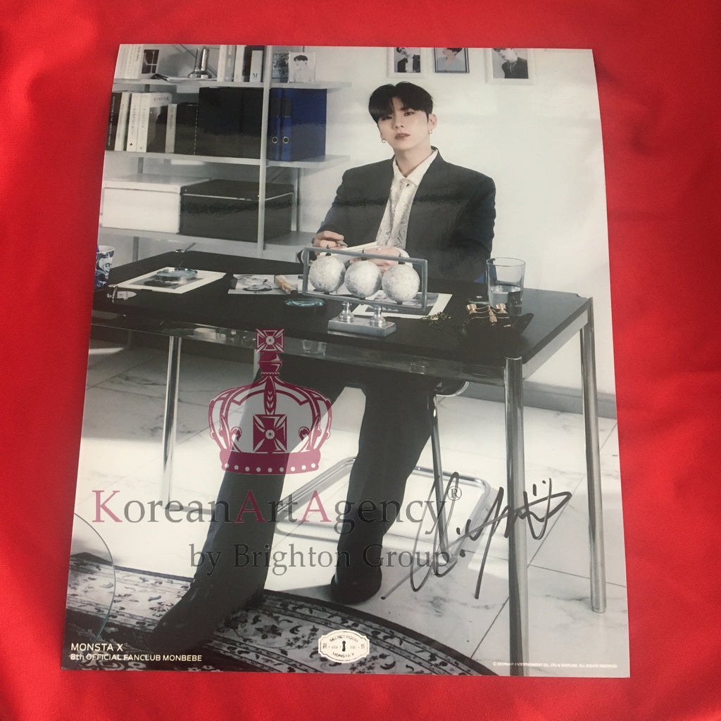 Monsta X Kihyun 10inches Autograph – Autographs