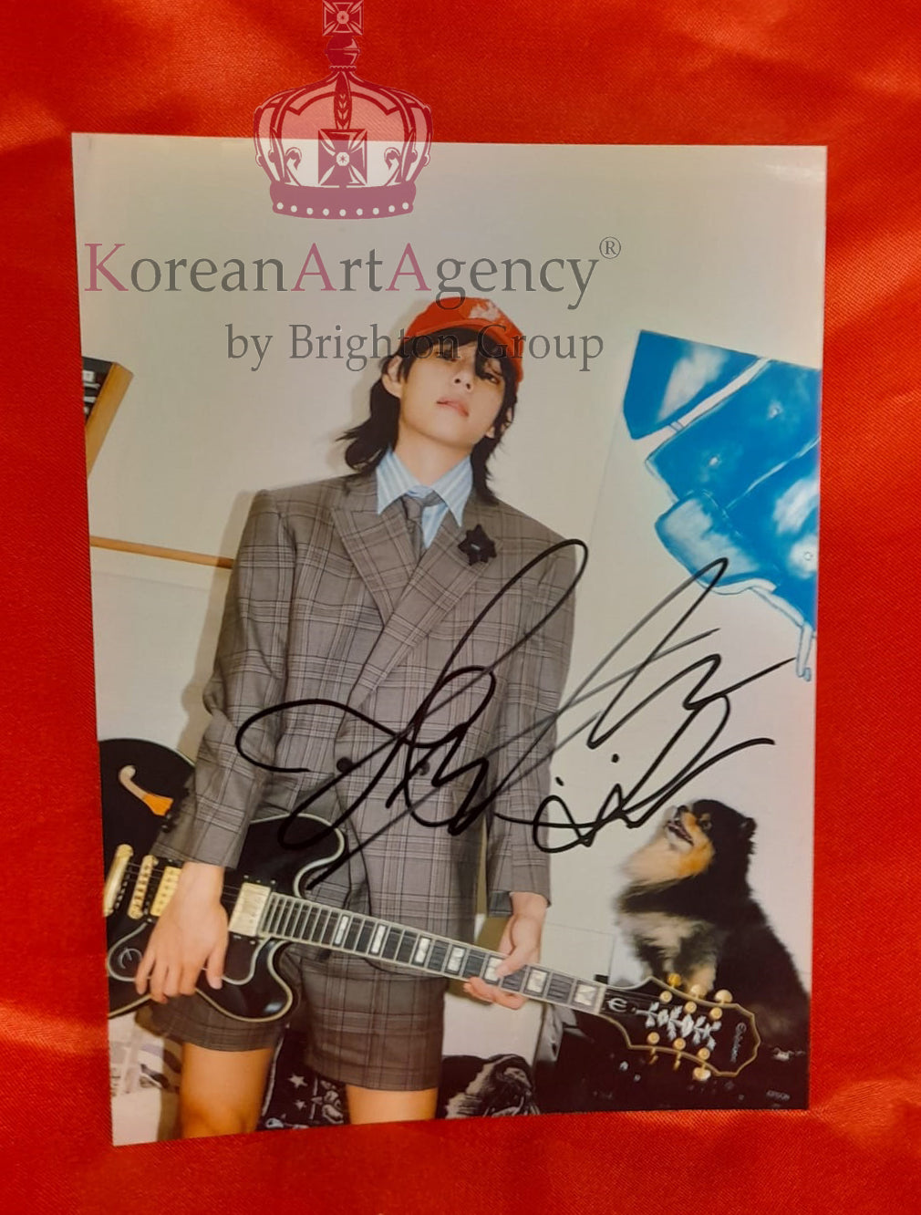 BTS V Kim Taehyung 7inches Limited Rare 2023 Autograph – Autograph