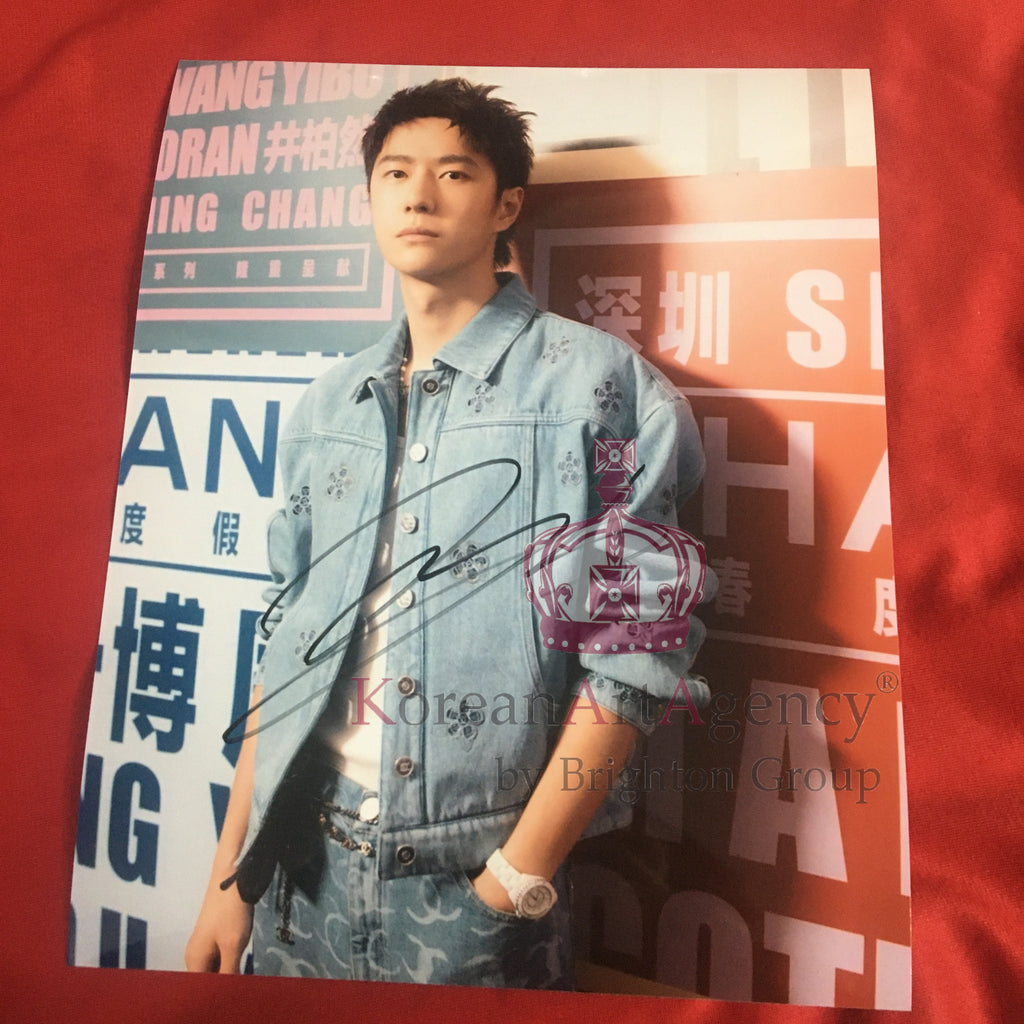 The Untamed Wang Yibo 10inches Autograph – Autograph