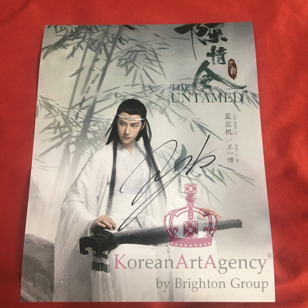 The Untamed Wang Yibo 10inches Autograph – Autograph