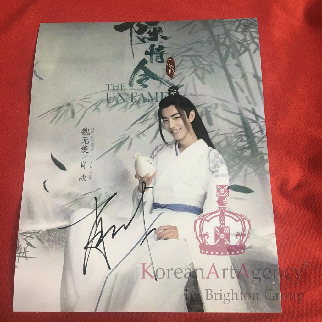 The Untamed Xiao Zhan 10inches Autograph – Autograph