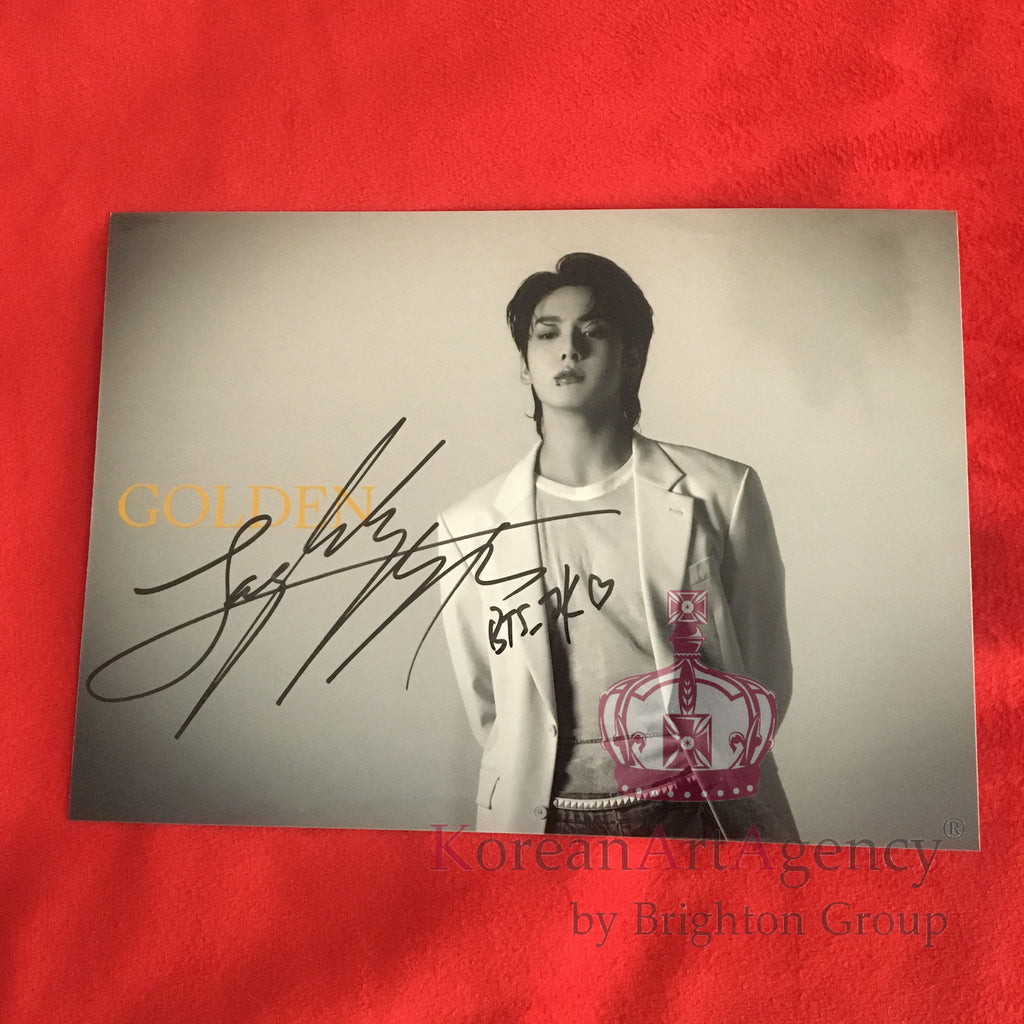 BTS Jungkook Golden 7inches 2023 Autograph – Autograph