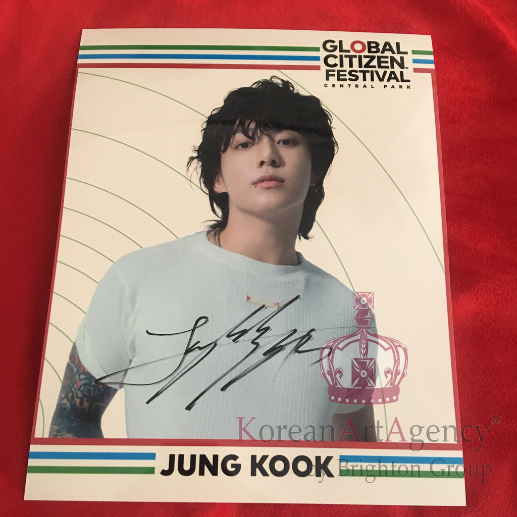 BTS Jungkook Golden 10inches 2023 Autograph – Autograph