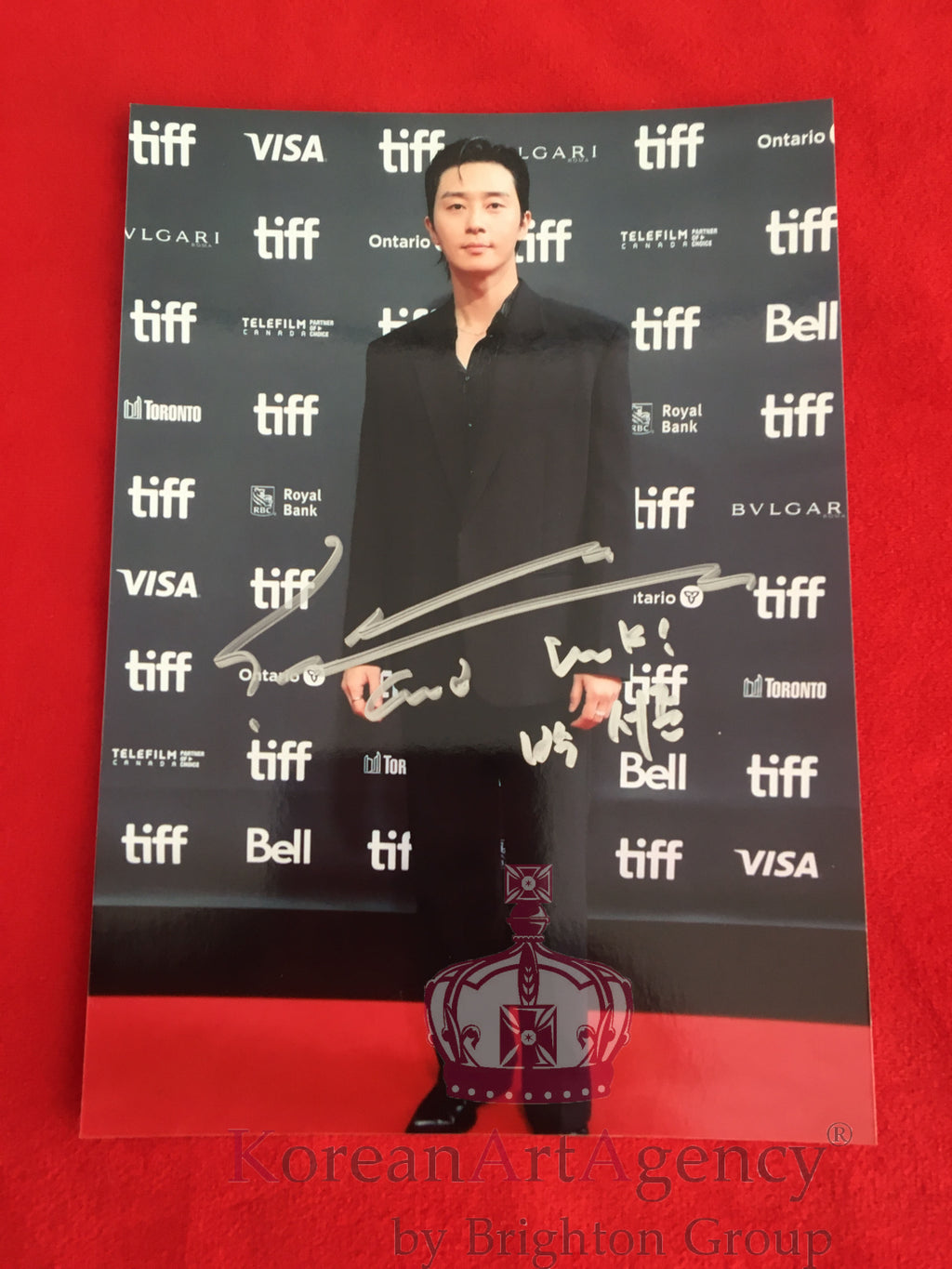 Park Seo Joon Toronto International Film Festival Concrete Utopia 10inches Autograph – Autograph