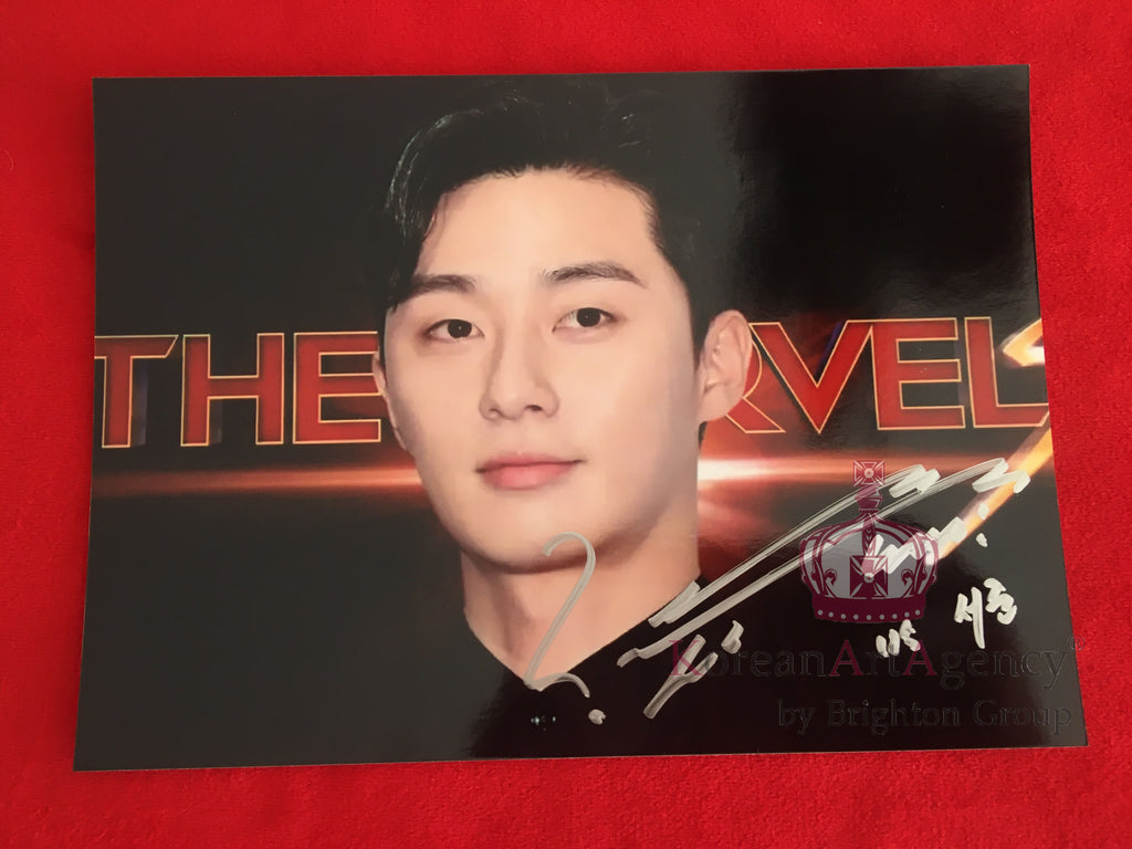 Park Seo Joon 7inches The Marvels 7inches Autograph – Autograph