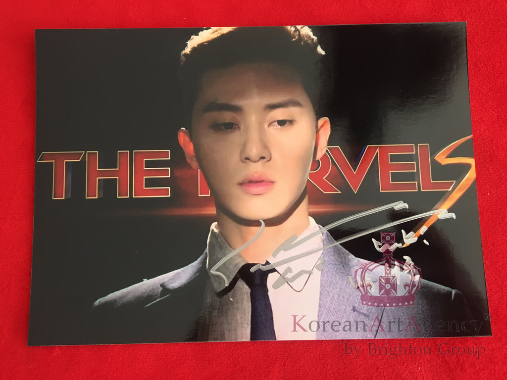 Park Seo Joon 7inches The Marvels 7inches Autograph – Autograph