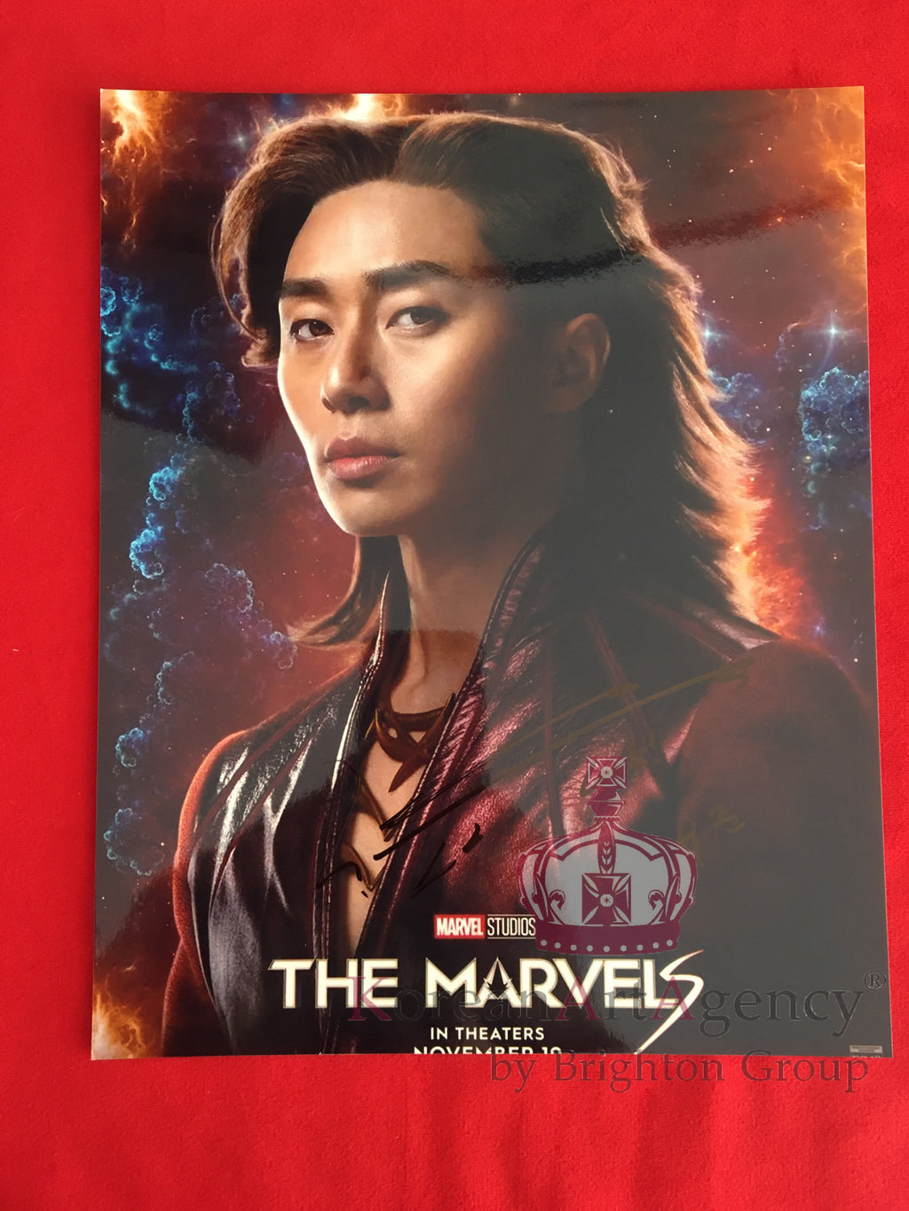 Park Seo Joon 7inches The Marvels 7inches Autograph – Autograph