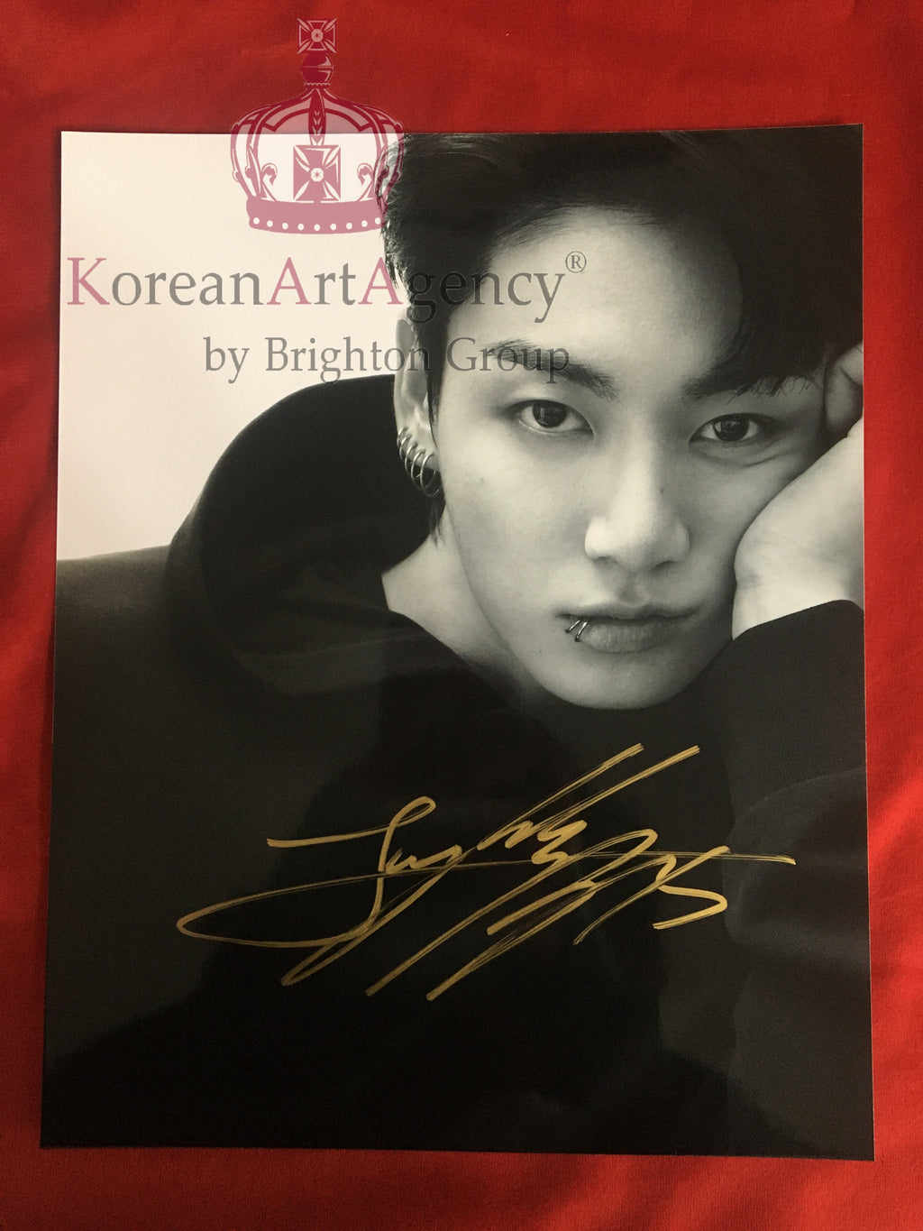 BTS Jungkook Calvin Klein Jeans Campaign 10inches Autograph – Autograph