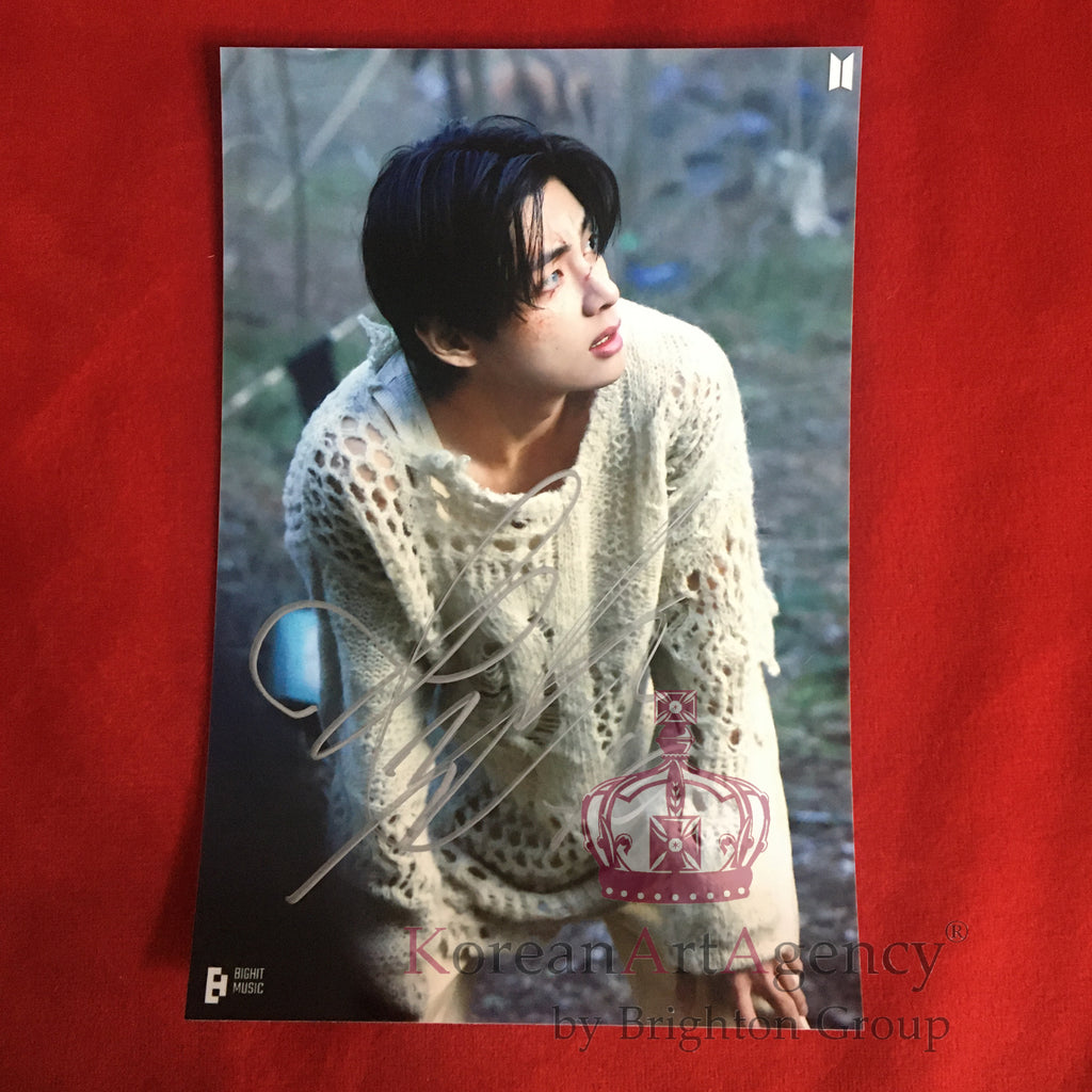 BTS V Kim Taehyung Love Wins All 6inches Autograph – Autograph