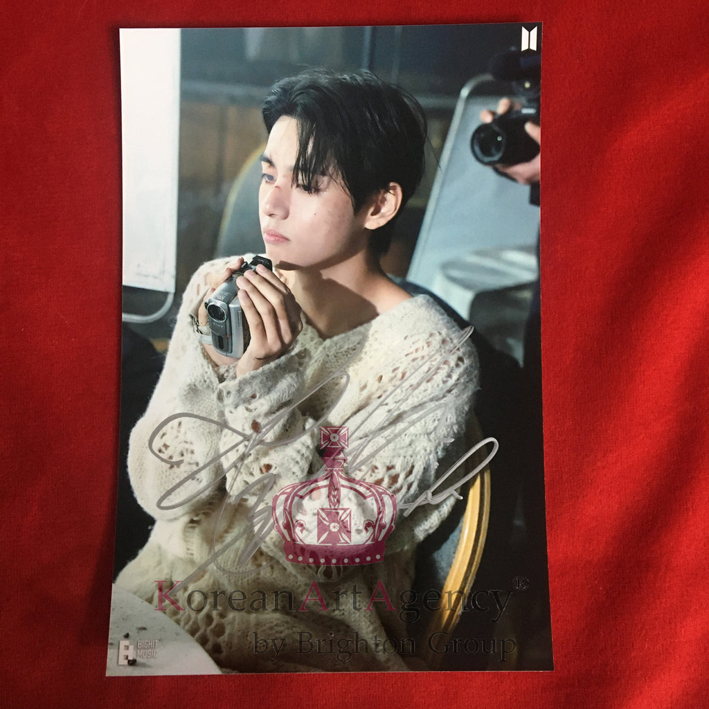 BTS V Kim Taehyung Love Wins All 6inches Autograph – Autograph