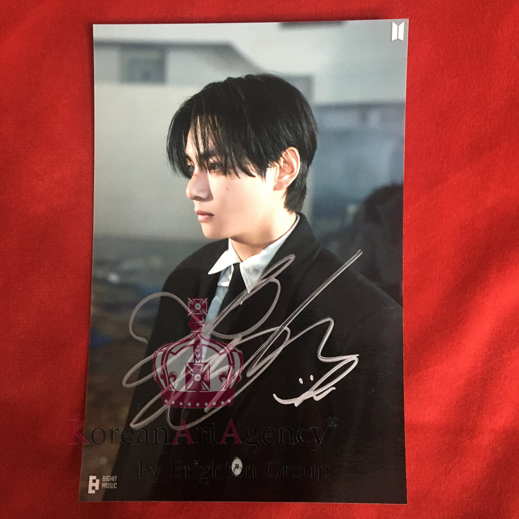 BTS V Kim Taehyung Love Wins All 6inches Autograph – Autograph