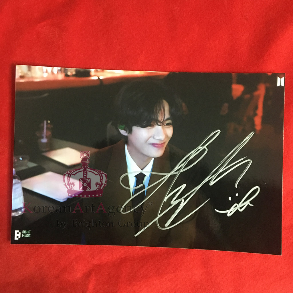 BTS V Kim Taehyung Love Wins All 6inches Autograph – Autograph