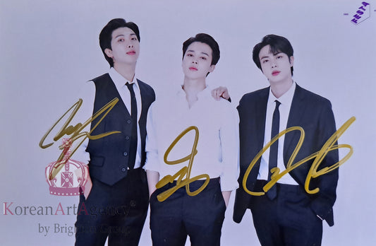 BTS Proof RM Jin Jimin Autograph