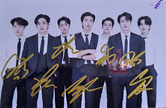 BTS Proof RM Jin Jimin V Suga Jungkook Jhope Autograph