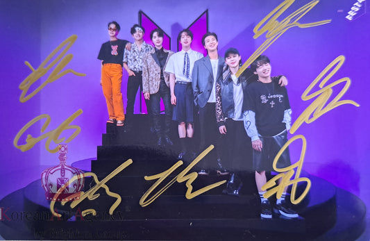 BTS Proof RM Jin Jimin V Suga Jungkook Jhope Autograph