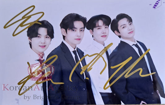 BTS Proof V Suga Jungkook Jhope Autograph