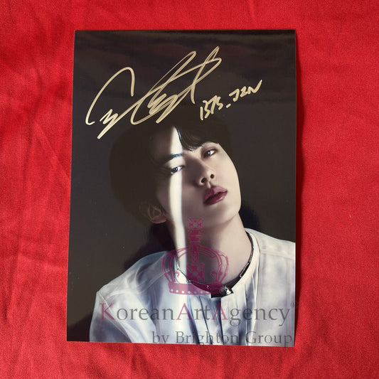 BTS Jin 7inches Autograph