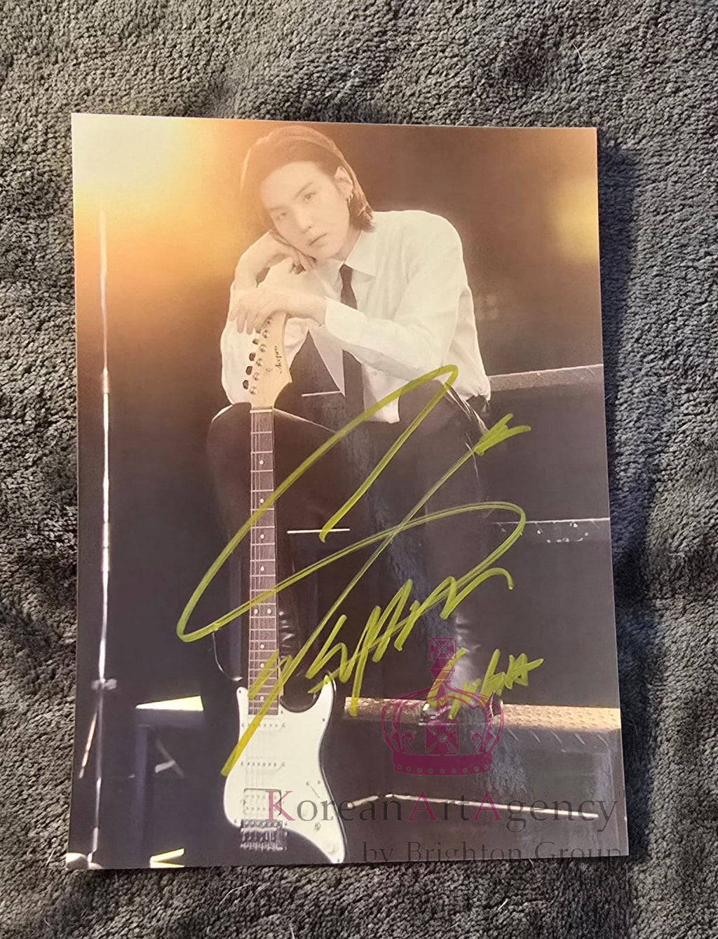BTS Suga 7inches Autograph