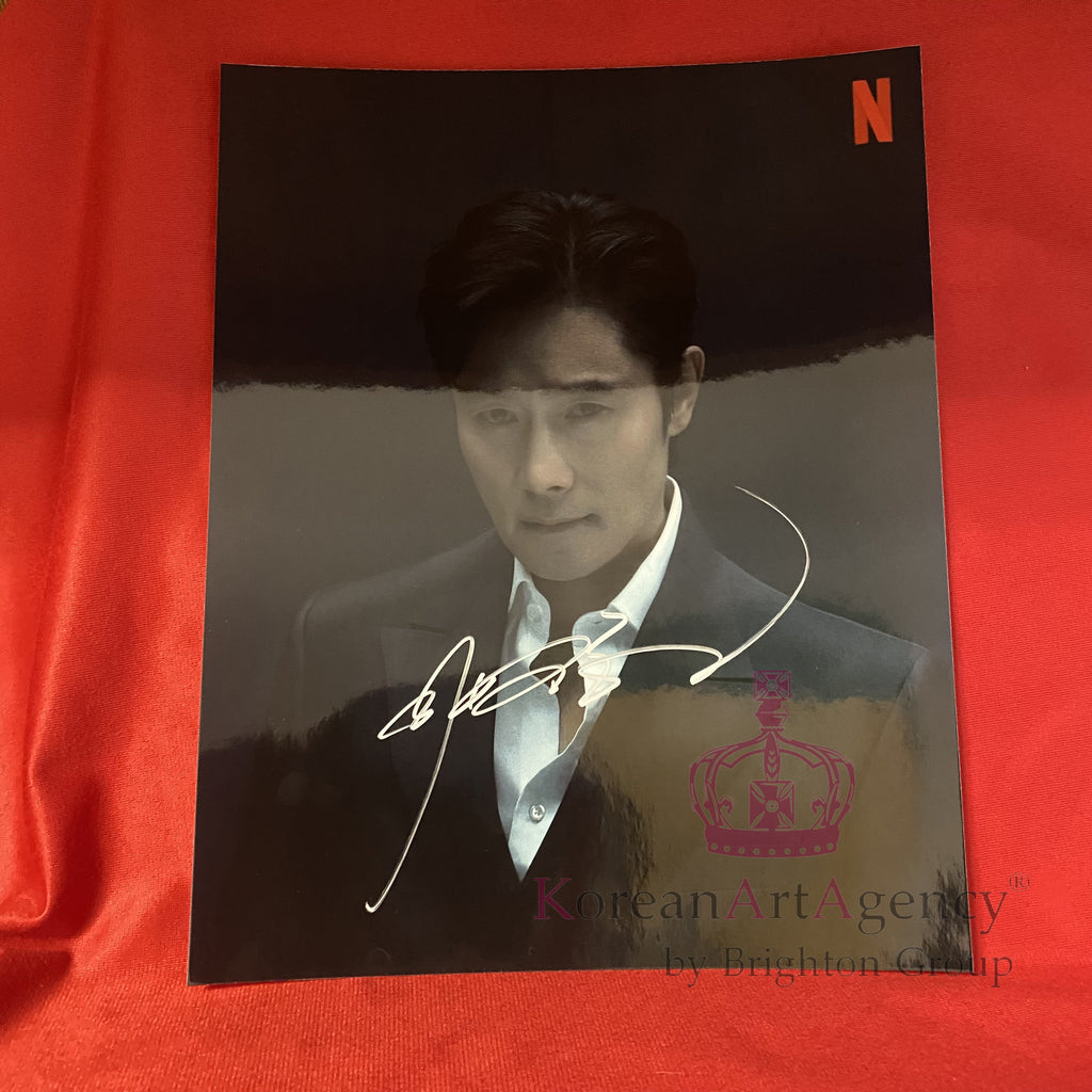 Squid Game Lee Byung Hun 10 inches Autograph