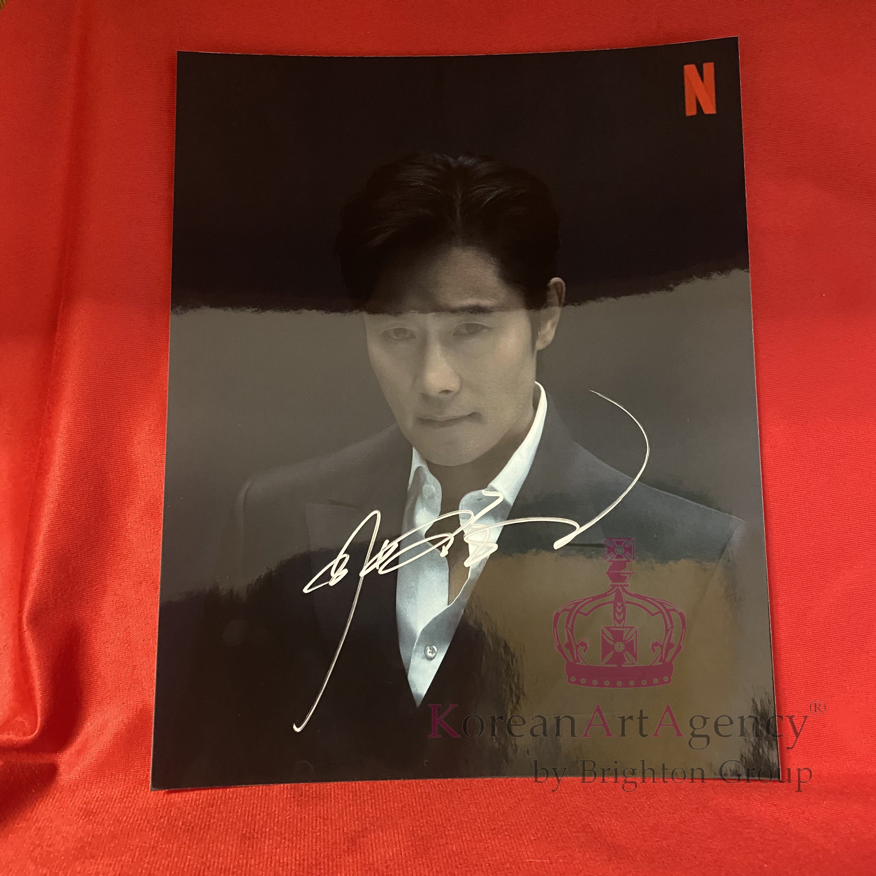Squid Game Lee Byung Hun 10 inches Autograph