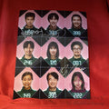 Squid Game  Jo Yuri Yim Si-Wan and Lee Jung-Jae  10 inches Autograph