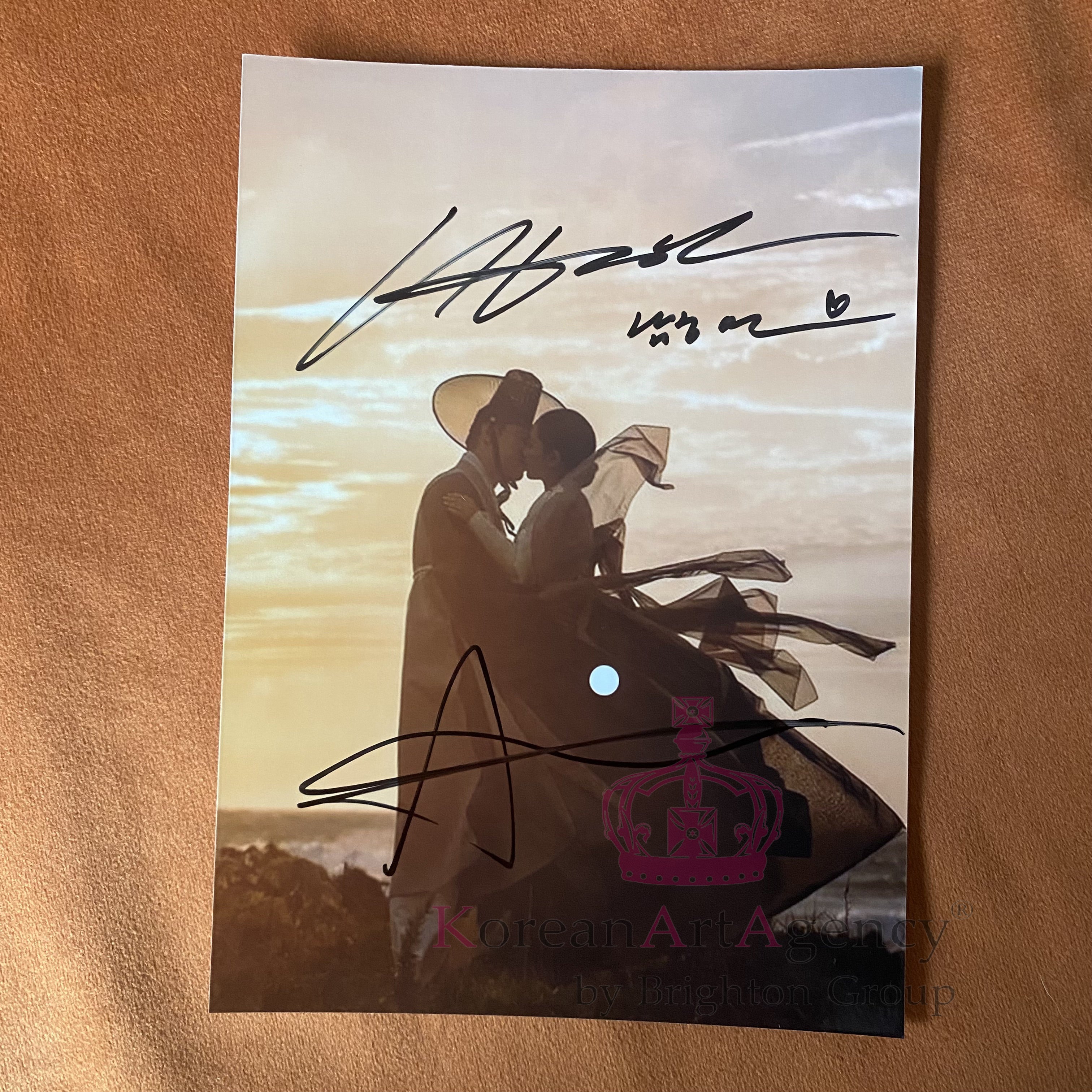 My Dearest Nam Goong Min Ahn Eun Jin 7inches  Autographs