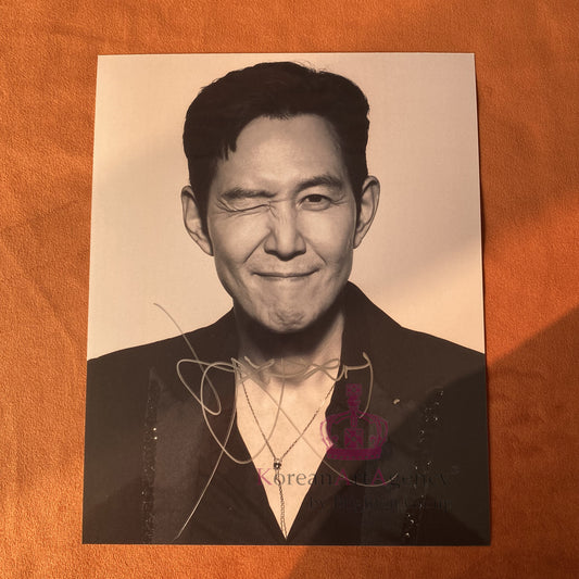 Squid Game Lee Jung Jae 10 inches Autograph
