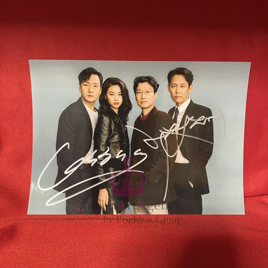 Squid Game Lee Jung Jae & Park Hae Soo 7-Inch Autograph