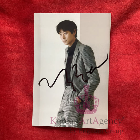 Kang Dong Won Autograph 6-Inch Photo – Limited Edition K-Drama Collectible