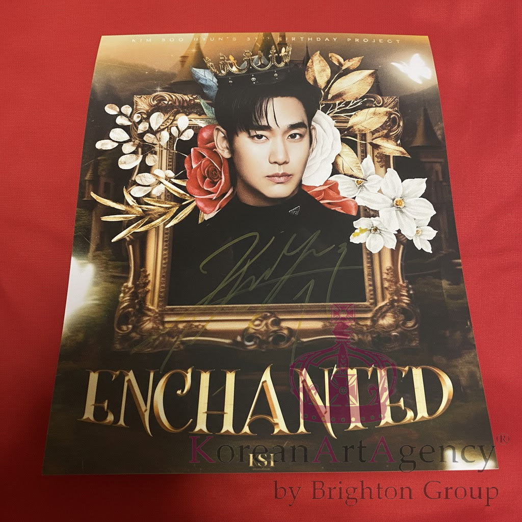 Kim Soo Hyun 10-Inch Autograph – Limited Edition Signed Photo Collectible