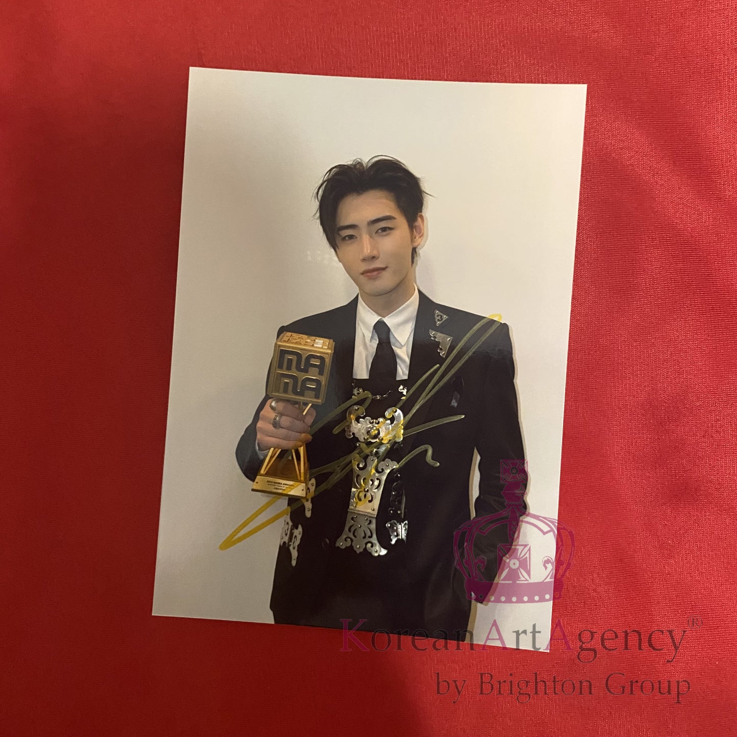 Enhypen Sunghoon 7-Inch Autograph – Limited Edition Signed Photo Collectible
