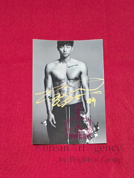 Gong Yoo Autograph – 7 Inch Signed Photo | Certified Signature Memorabilia