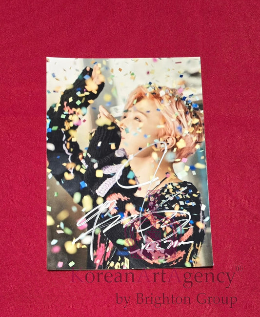 Jimin (BTS) 7" Autograph Photo | K-Pop Idol Signed Collectible
