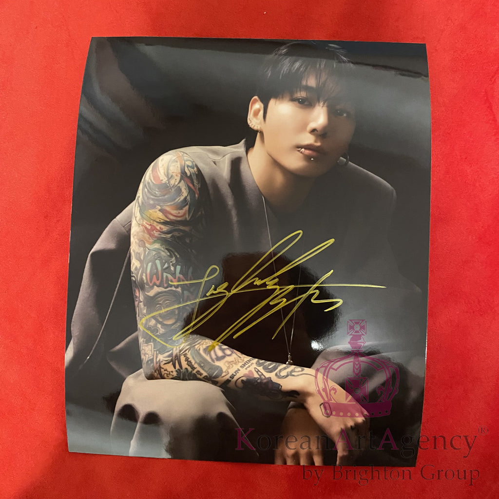 BTS Jungkook Autograph – Authentic 10-Inch Signed Photo