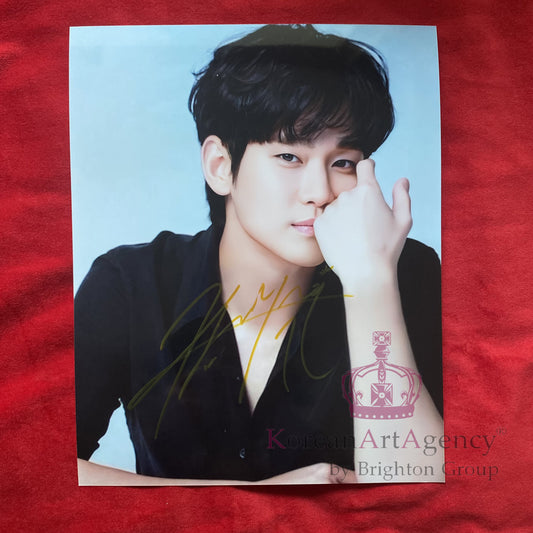 Kim Soo Hyun Autograph – Authentic 10" Signed Photo | Ships in up to 20 Days (Holiday & Customs Delay)