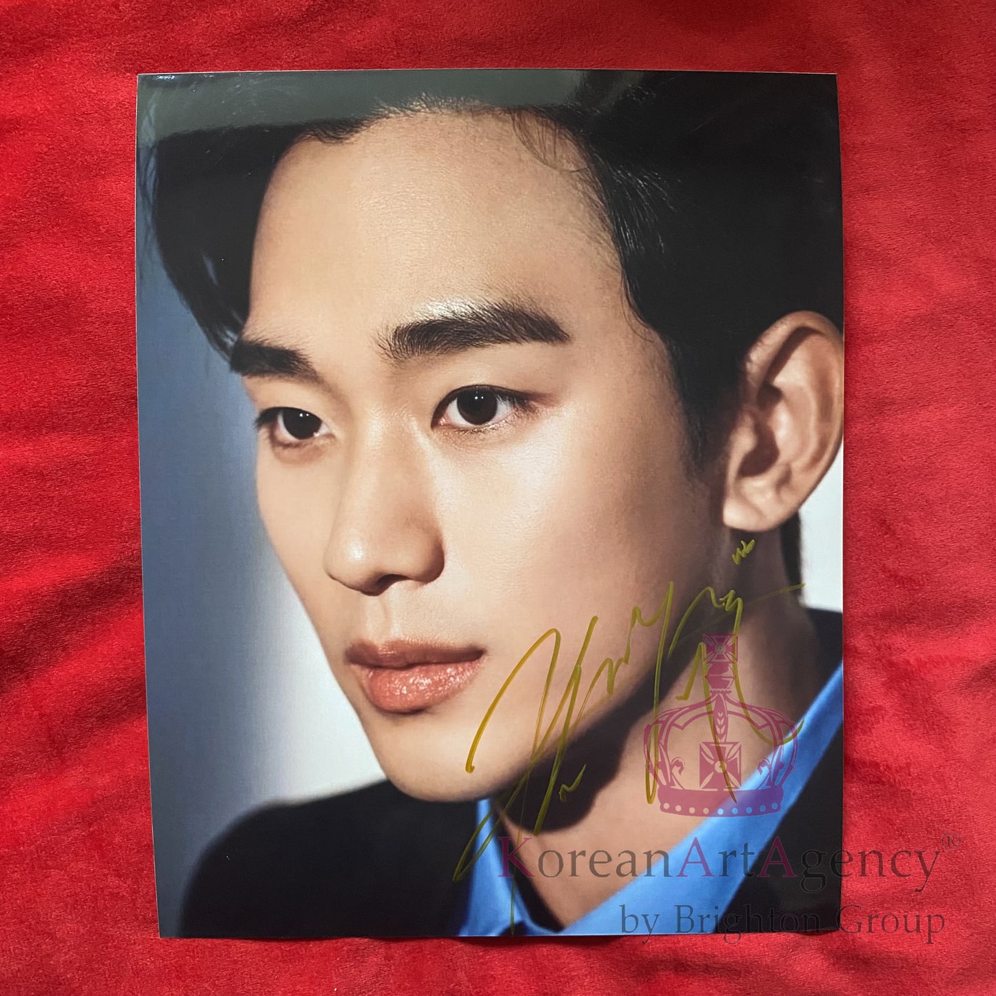 Kim Soo Hyun Autograph – Authentic 10" Signed Photo | Ships in up to 20 Days (Holiday0 & Customs Delay)