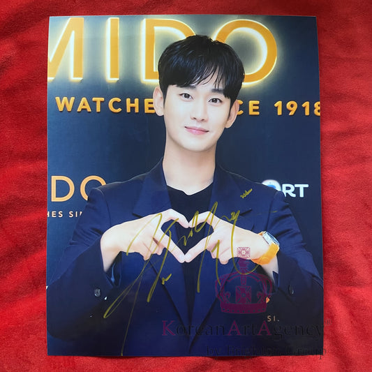 Kim Soo Hyun Autograph – Authentic 10" Signed Photo | Ships in up to 20 Days (Holiday & Customs Delay)