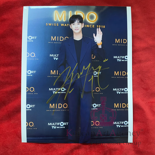 Kim Soo Hyun Autograph – Authentic 10" Signed Photo | Ships in up to 20 Days (Holiday & Customs Delay)