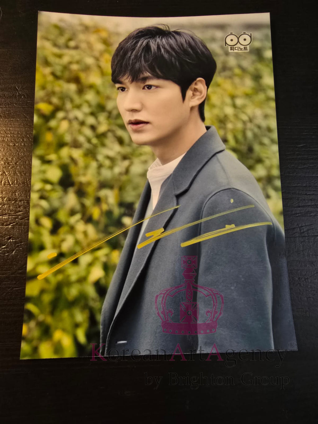 Rare Lee Min-ho Autograph – Authentic 7" Signed Photo | K-Drama Collectible