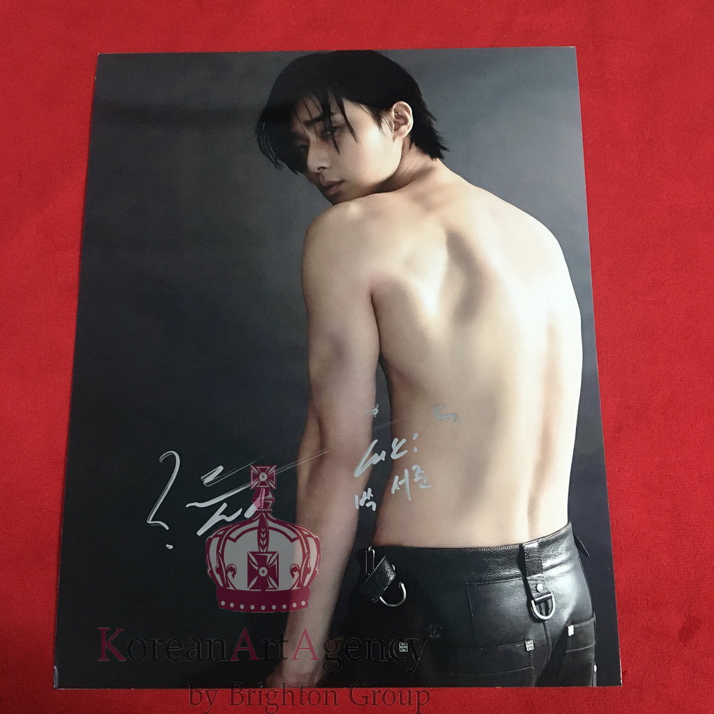 Park Seo Joon Numéro Tokyo September 2023 Issue 10 inches Foto Autograph – Autographs